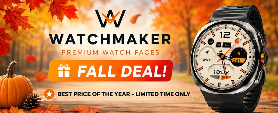 Fall deal — premium watch faces, limited time